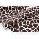 Tissu américain patchwork motif animal girafe fond beige x 50cm 