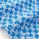 Tissu japonais coton gaufré traditionnel géométrique libellule x 0.5m