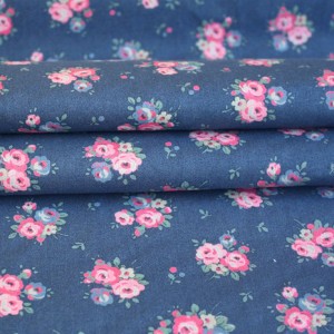 Tissu anglais coton patchwork raide provence rose x 50cm 