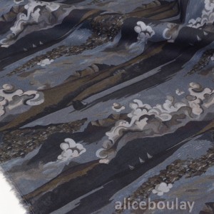 Tissu liberty tana lawn sandy ray gris 0.78m