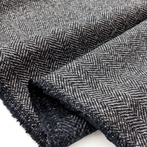  Destock 1.5m tissu chevron laine largeur 150cm