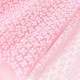 Destock 2.1m tissu dentelle tulle brodé broderie doux rose largeur 140cm 