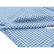 Destock 2m tissu coton gaufré doux carreaux tissé largeur 150cm 
