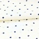 Destock 3.1m tissu batiste polyester étoile largeur 148cm