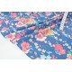 Destock 1.5m tissu jersey coton doux fleuri largeur 150cm 