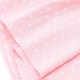 Destock 2.1m tissu jersey coton fluide étoile rose largeur 183cm
