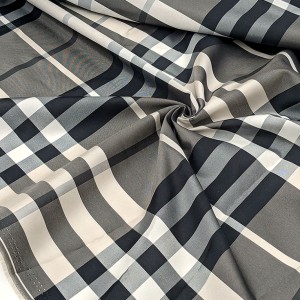 Destock 2m tissu doublure polyester carreaux tissés style burberry largeur 173cm 