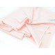 Destock 1.08m tissu jersey coton cote 1x1 lourd fluide rose pâle largeur 180cm