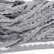 Destock 13.5m galon dentelle guipure coton gris largeur 1.4cm