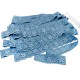 Déstock 10m dentelle élastique lingerie fluide bleu fumé largeur 2.6cm