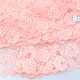 Déstock 10m dentelle élastique lingerie fluide rose largeur 5.5cm