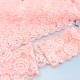 Déstock 11.8m dentelle élastique lingerie fluide rose largeur 5.5cm
