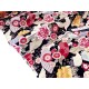 Tissu japonais coton soyeux traditionnel fleuri géométrique x 1 mètre
