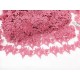Destock 13.5m dentelle guipure fluide haute couture rose largeur 4cm