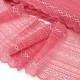 Déstock 10m dentelle élastique lingerie rose largeur 15cm