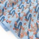 Destock 0.52m tissu japonais coton fleuri traditionnel  largeur 138cm