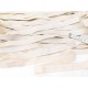 Destock 13m biais américain élastique satin ivoire largeur 2cm
