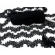 Destock 20.5m dentelle guipure douce haute couture noir largeur 5.2cm