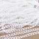 Destock lot de dentelle guipure polyester largeur blanche largeur 1cm