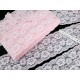 Déstock 10m dentelle élastique lingerie rose clair largeur 8.2cm