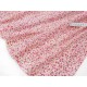 Destock 2m tissu crépon coton fleuri largeur 116cm 