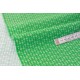 Tissu TANTE EMA rondelles blanches fond vert x 50cm