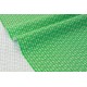 Tissu TANTE EMA rondelles blanches fond vert x 50cm