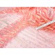 Destock coupon tissu sequin rayé rose doré 200x100cm