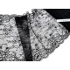 Destock 1.7m dentelle de calais fine haute couture noire largeur 29cm