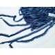Destock 23.6m ruban élastique fantaise doux fluide bleu fumé  largeur 1.1cm