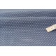 Tissu japonais popeline coton étoiles asanoha bleu fumé x50cm