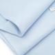 Destock 1.08m tissu bord-côte 2/2 coton jersey cotelé doux bleu pâle largeur 118cm 