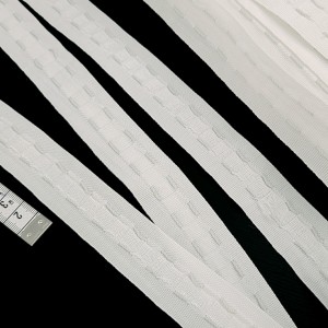 Déstock 13m ruban fonceur ruflette pour rideaux polyester écru largeur 2.8cm