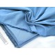 Déstock 2.4m tissu toile de lin coton souple bleu fumé largeur 148cm 