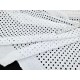 Destock 0.35m tissu broderie anglaise coton blanc largeur 140cm