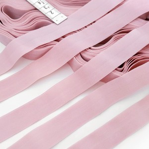Destock 15m ruban élastique biais américain fin doux rose largeur 2cm
