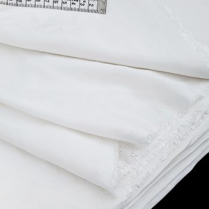 Destock 2.6m tissu cupro chevron soyeux fluide extra-doux blanc largeur 148cm