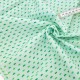 Destock 0.5m tissu plumetis coton vert menthe largeur 147cm 