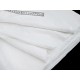 Destock 3m tissu cupro chevron soyeux fluide extra-doux blanc largeur 145cm