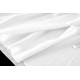 Destock 2.1m tissu crépon coton extra doux fluide blanc largeur 140cm 