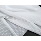 Destock 1.7m tissu crépon plumetis coton blanc largeur 136cm 