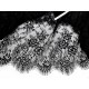Destock 3m tissu dentelle de calais festoné haute couture noir largeur 152cm 
