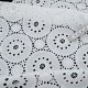 Destock coupon tissu broderie anglaise coton blanc 65x105cm 