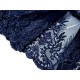 Destock 1.9m tissu dentelle broderie tulle brodé de sequin festoné haute couture largeur 133cm