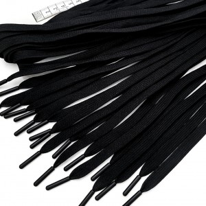 Destock 10 cordons de serrage lacets avec extrémités de cordon noir longueur 134cm