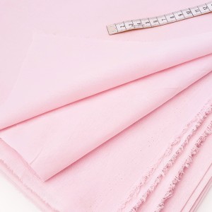 Destock 2.5m tissu voile de coton fin doux rose pâle largeur 148cm 