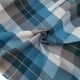 Déstock 1.7m tissu coton tartan écossais carreaux tissés stretch soyeux largeur 150cm 
