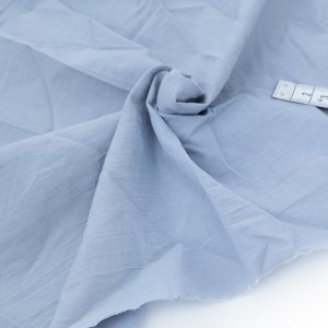 Destock 0m tissu popeline coton soyeux doux gris bleuté largeur 130cm