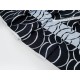 Destock 1.5m tissu japonais coton raide motif vague largeur 133cm