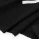 Destock 1.1m tissu jersey bord-côte 1/1 polycoton doux noir largeur 175cm 